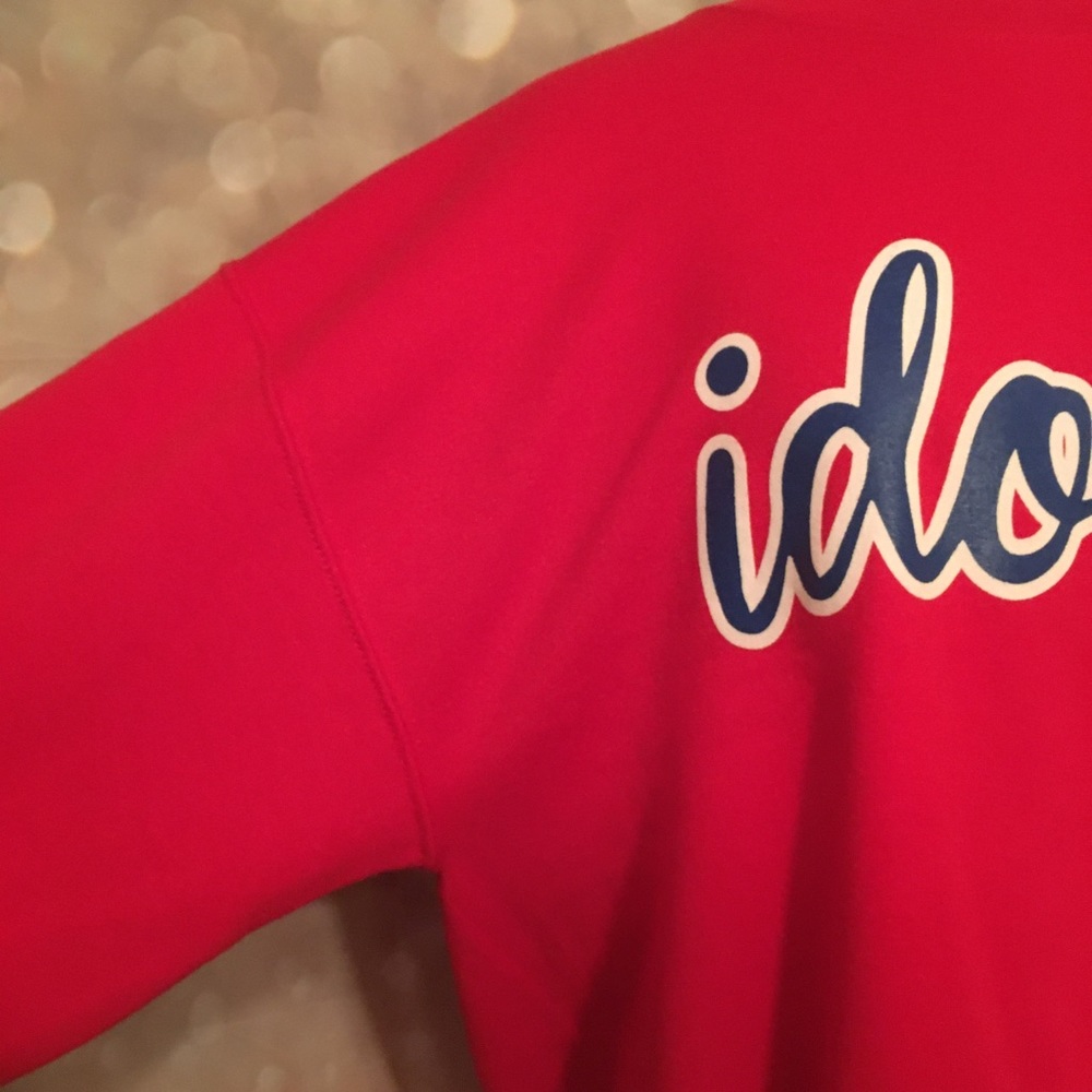 NWOT Idolize Los Angeles Red Crew Sweatshirt Sz L - Picture 3 of 7